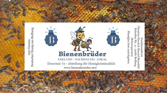 Blaulicht (250g Honig im Glas)