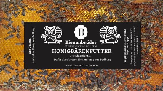 Honigbär (250g Honig im Glas)
