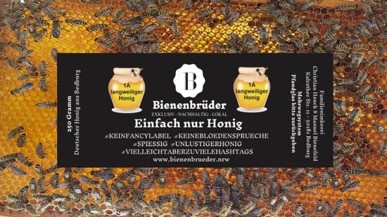 Einfach nur Honig (250g Honig im Glas)